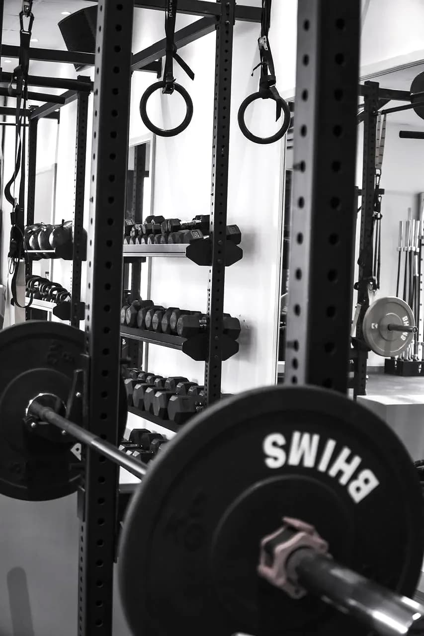Training equipment inside the BHIMS Arena Gym